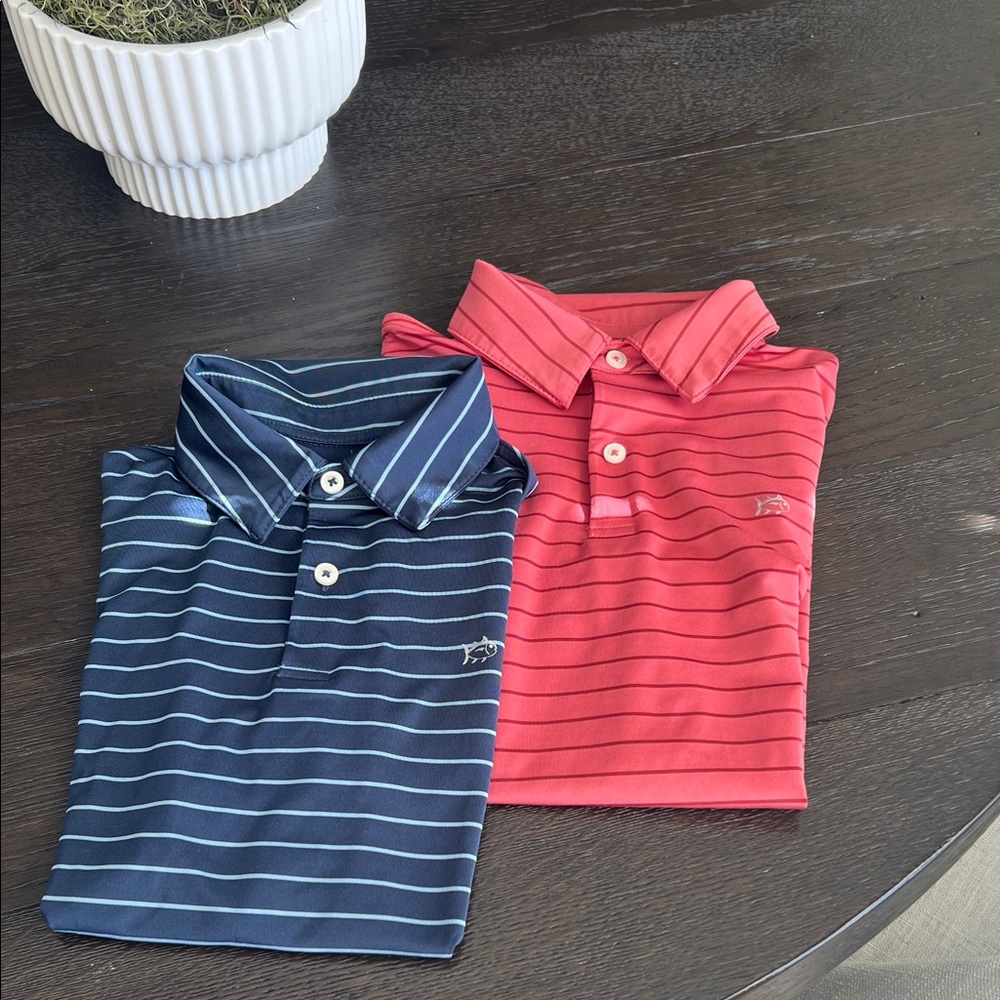 Southern Tide boys performance polo set, L (12-14)